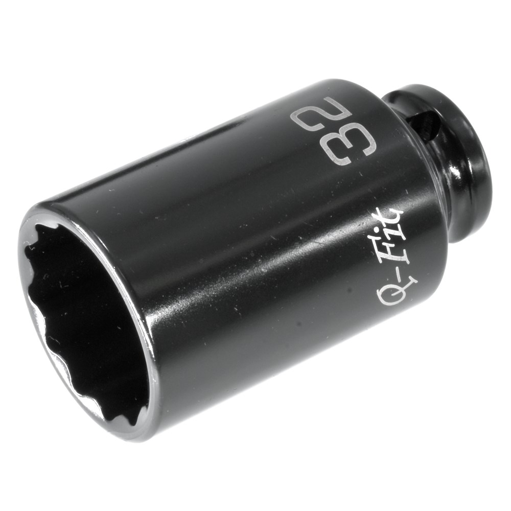 Q-Fit 1/2DR インパクトディープソケット 12PT 32mm