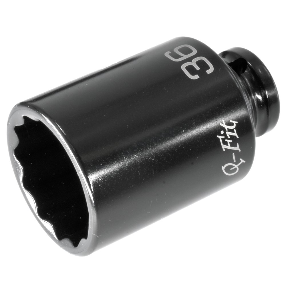 Q-Fit 1/2DR インパクトディープソケット 12PT 36mm