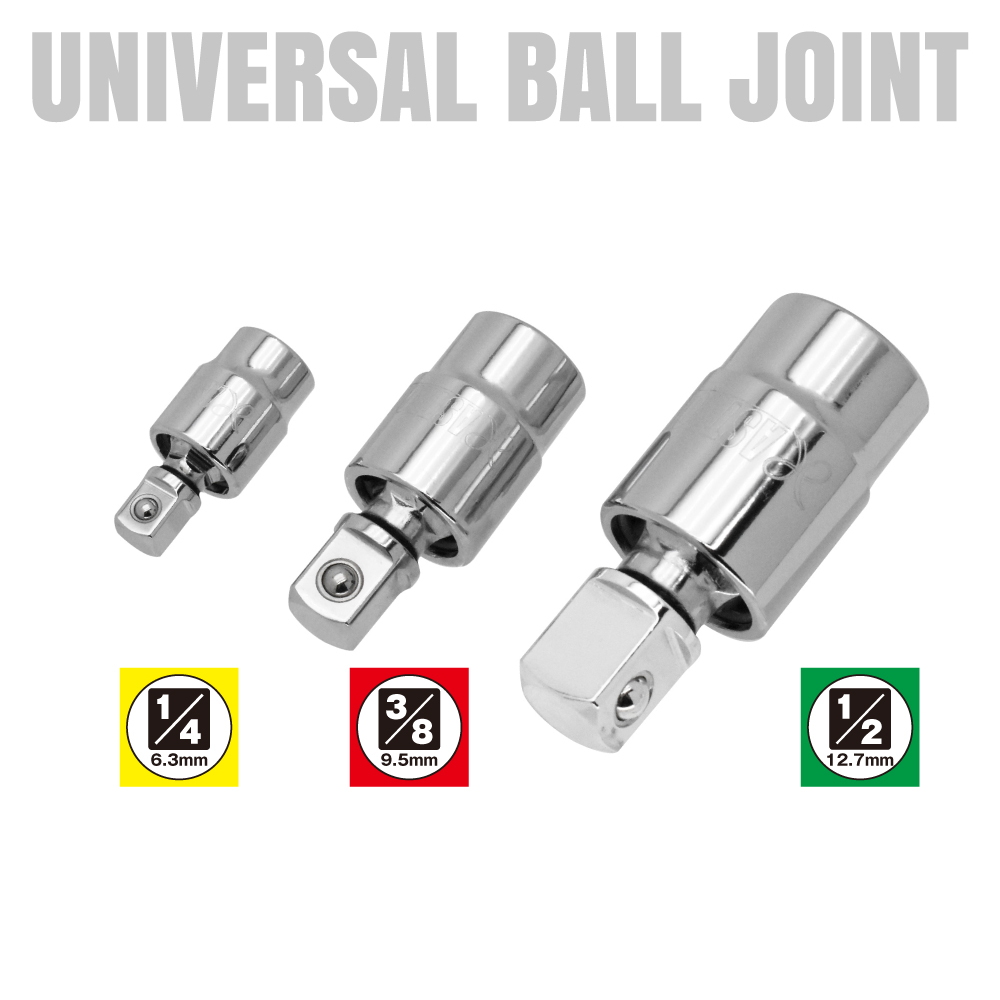 ユニバーサルボールジョイント 1/4DR / 3/8DR / 1/2DR