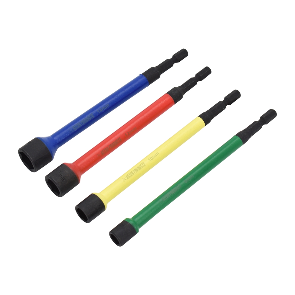 1/4HEX マグネットソケットセット(4本組)