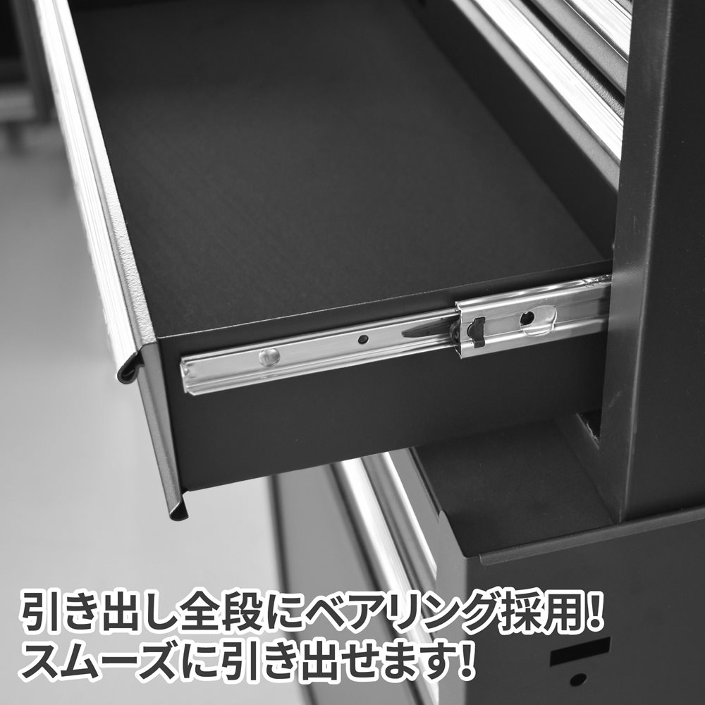 ツールチェストセット ブラック TCS767 / 工具・DIY用品通販のアストロ 