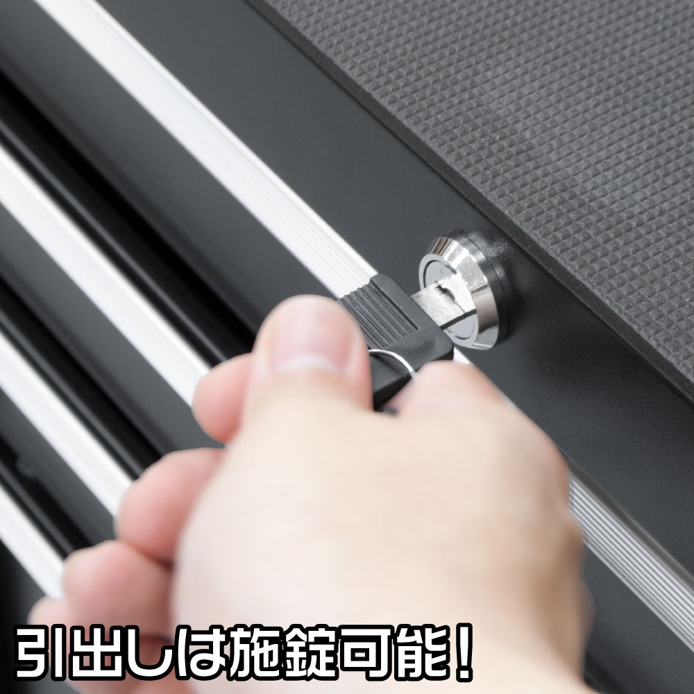 ミニキャビネット 5段 ブラック RC832 / 工具・DIY用品通販のアストロ 