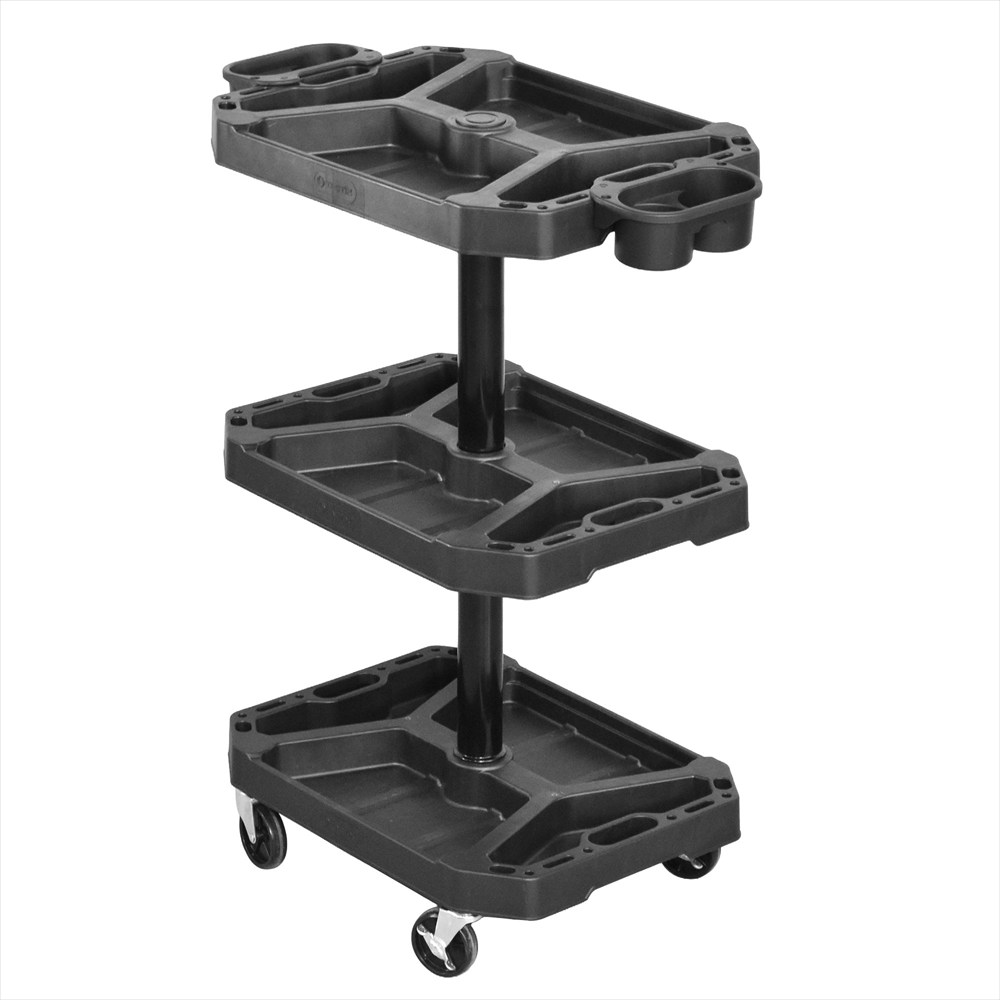 プラスチックサービスカート 3段 (限定)