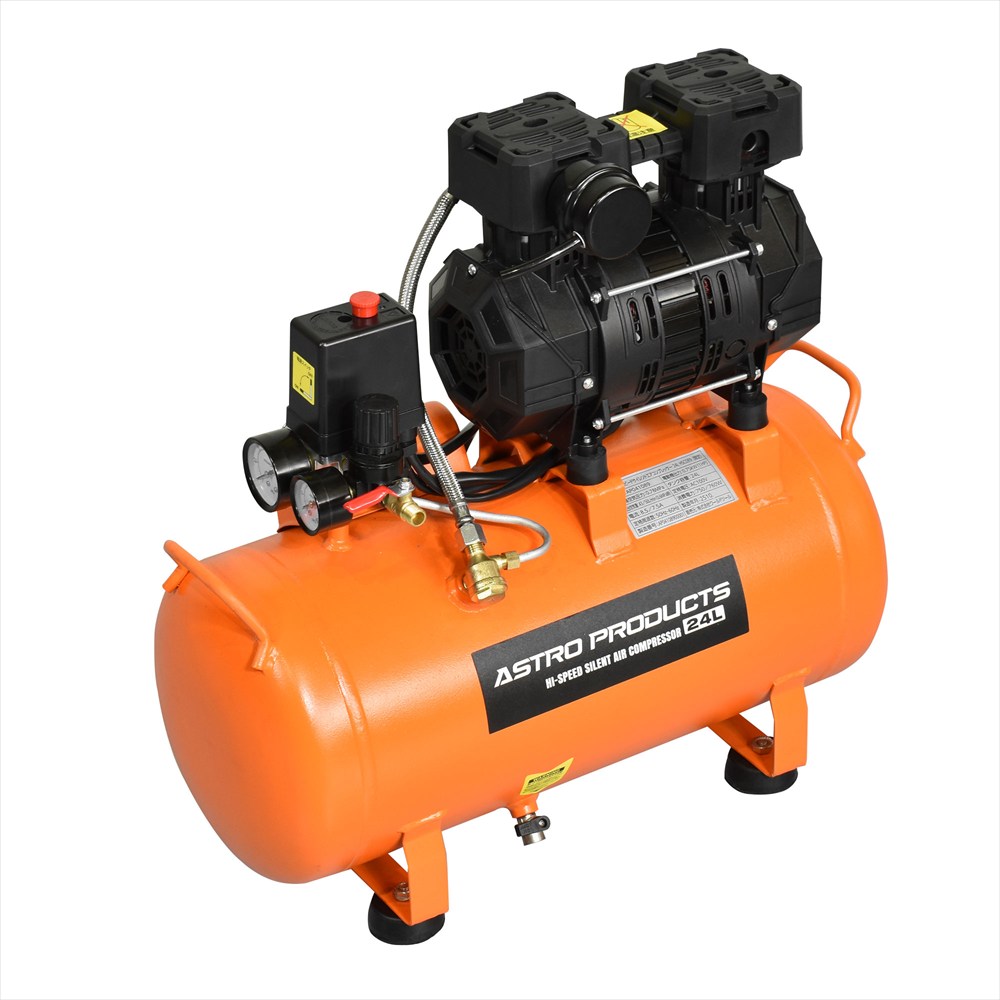 ハイスピードサイレントエアコンプレッサー 24L HSC089 (限定)