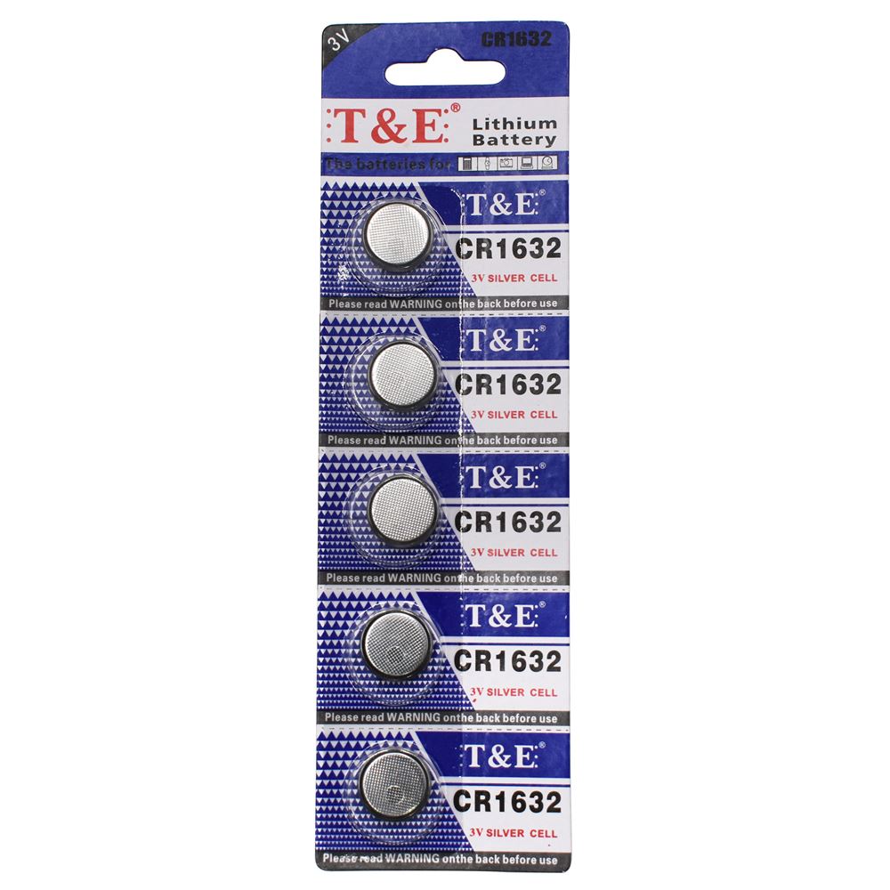 ボタン型電池 CR1632(5個組)