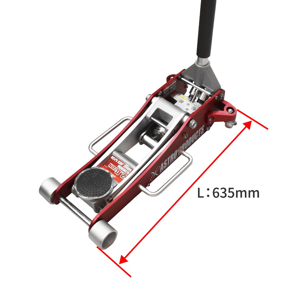 2.0TON アルミガレージジャッキ GJ139 工具・DIY用品通販のアストロプロダクツ