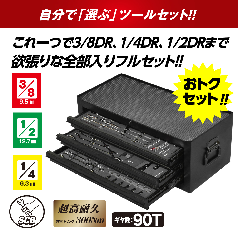 SCBツールユニット フルセット(MC253＋SCBツールユニット各種)