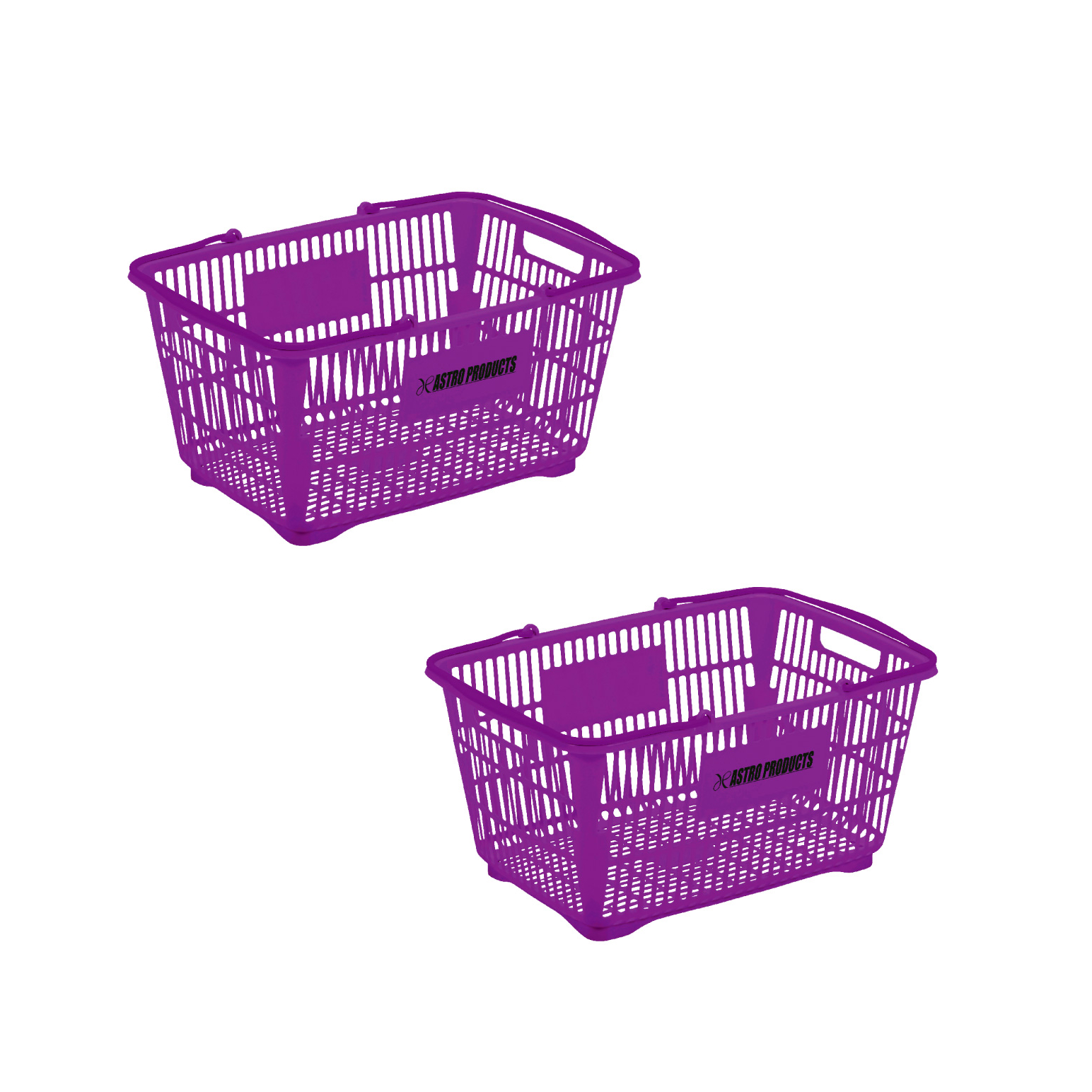 ショッピングバスケット 27L ピンクパープル (限定) 2個セット