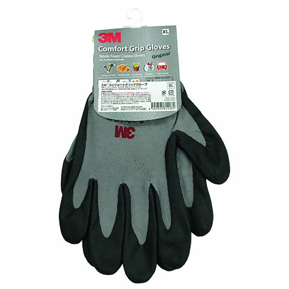 GLOVE-GRA-XL コンフォートグリップグローブ グレー XL