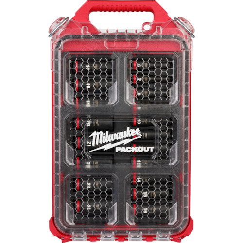 ディープインパクトソケット 3/8DR 19PCS PACKOUTセット 49-66-6801 SHOCKWAVE IMPACT DUTY