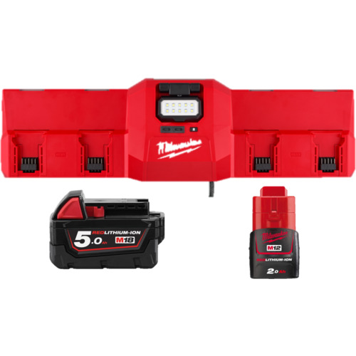 マグネット充電器 2.0Ah & 5.0Ah キット M18 NRG-522LR JP M12-M18