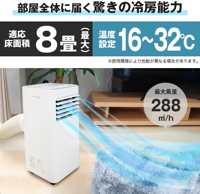 A010MMスポットエアコン Amazon | Nayuoo スポットクーラー 家庭用 移動式エアコン 工事