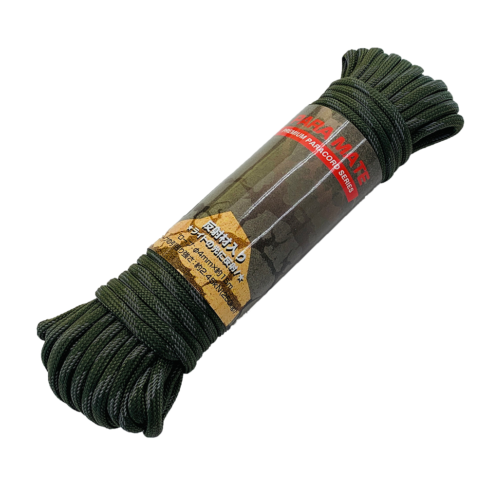 パラメイトロープ迷彩(反射タイプ)4mm×15m PMHR-01