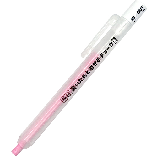 書いたあと消せるチョーク 水性 本体 白 / 黒 / 青 / 蛍光ピンク / 蛍光イエロー