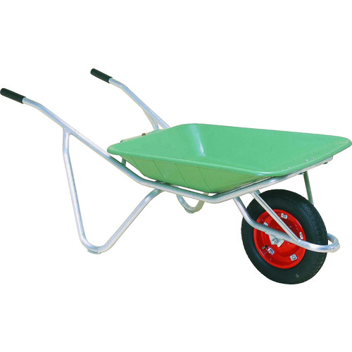 アルミ一輪車 エアー入り /  ノーパンクタイヤ