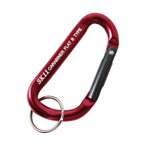 アルミカラビナ B レッド SAC-770B