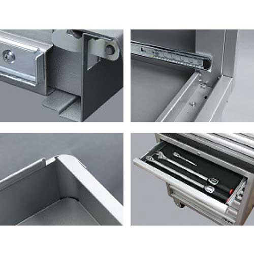 ○ローラーキャビネット 7段7引出し レッド EKW-1007R / 工具・DIY用品