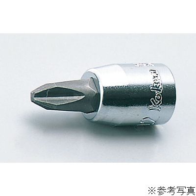 Koken コーケン 2000.28-2 1/4 プラスビットソケット L28mm