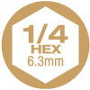 1/4HEX