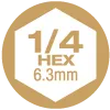 1/4HEX