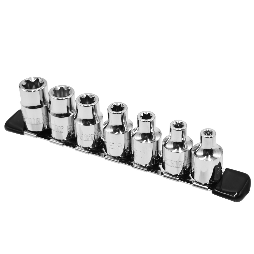 AP 3/8DR E型ヘックスローブソケットセット (7個組)｜工具・DIY用品通販のアストロプロダクツ