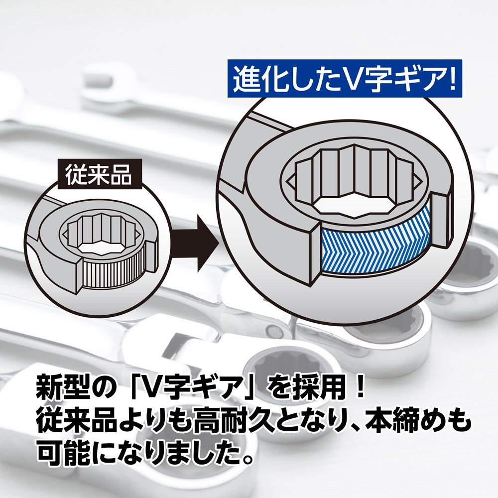 AP 8mm コンビフレックスラチェットレンチ|工具・DIY用品通販のアストロプロダクツ AP 8mm コンビフレックスラチェットレンチ|工具・DIY用品通販のアストロプロダクツ