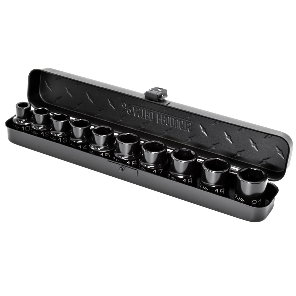 AP Q-Fit 1/2DR インパクトソケットセット (10個組)｜工具・DIY用品通販のアストロプロダクツ