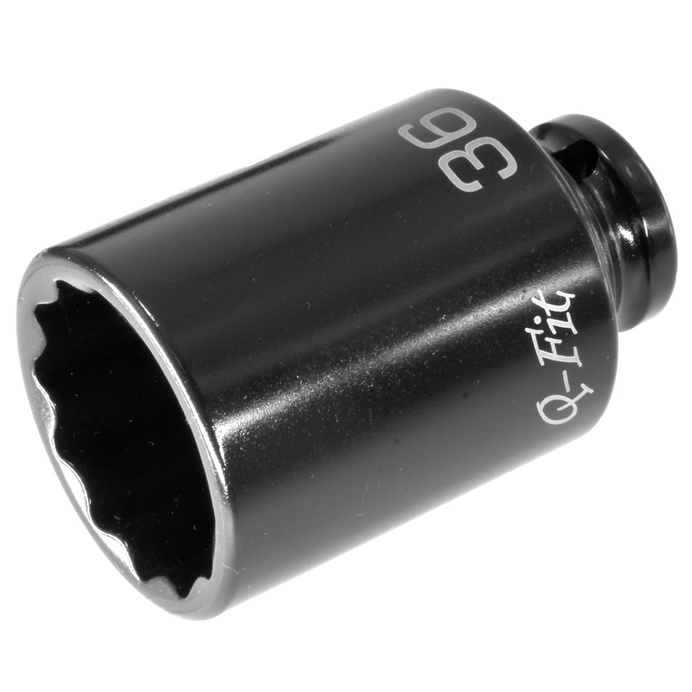 AP Q-Fit 1/2DR インパクトディープソケット 12PT 36mm｜工具・DIY用品通販のアストロプロダクツ