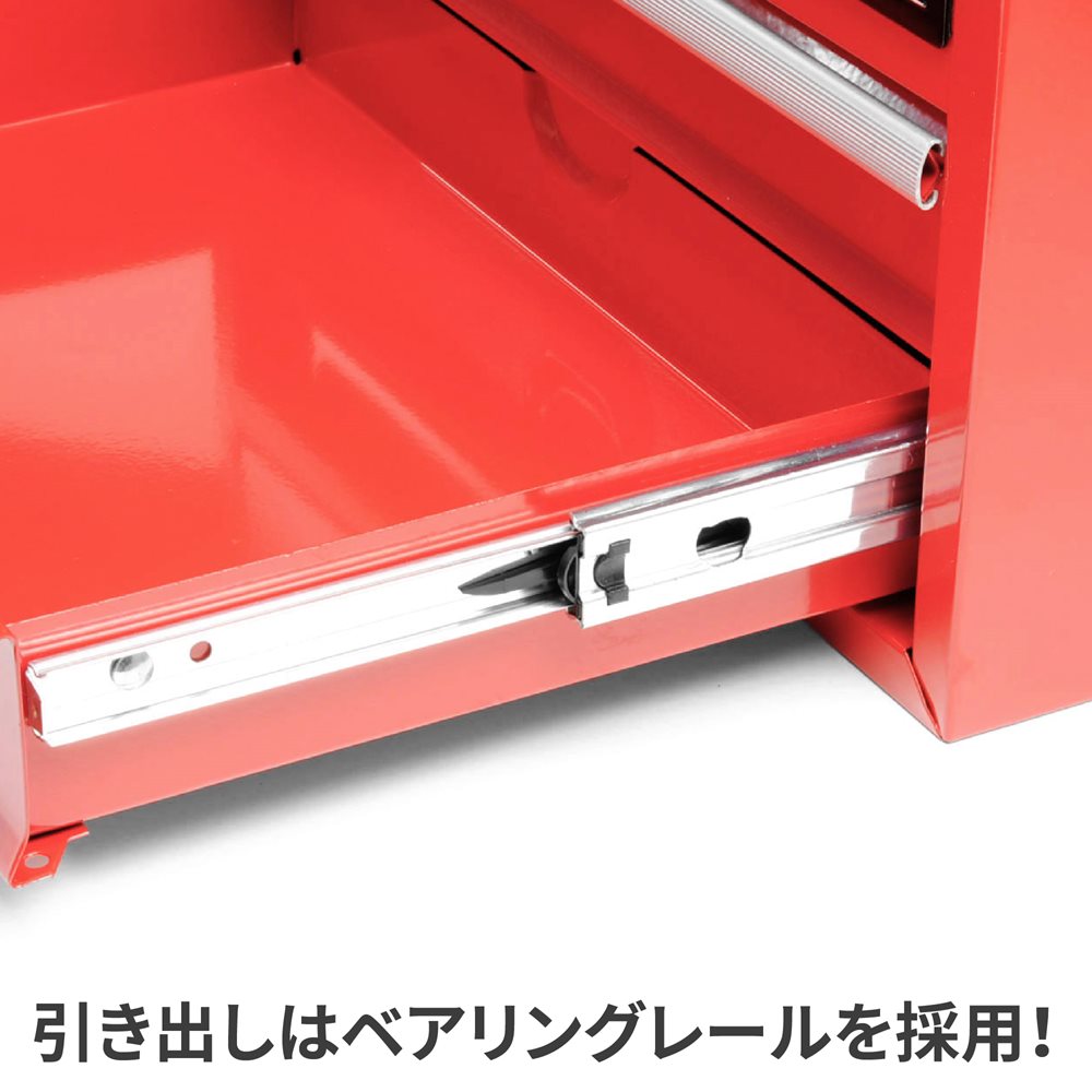AP コンパクトツールボックス 2段 レッド CTB260｜工具・DIY用品通販のアストロプロダクツ