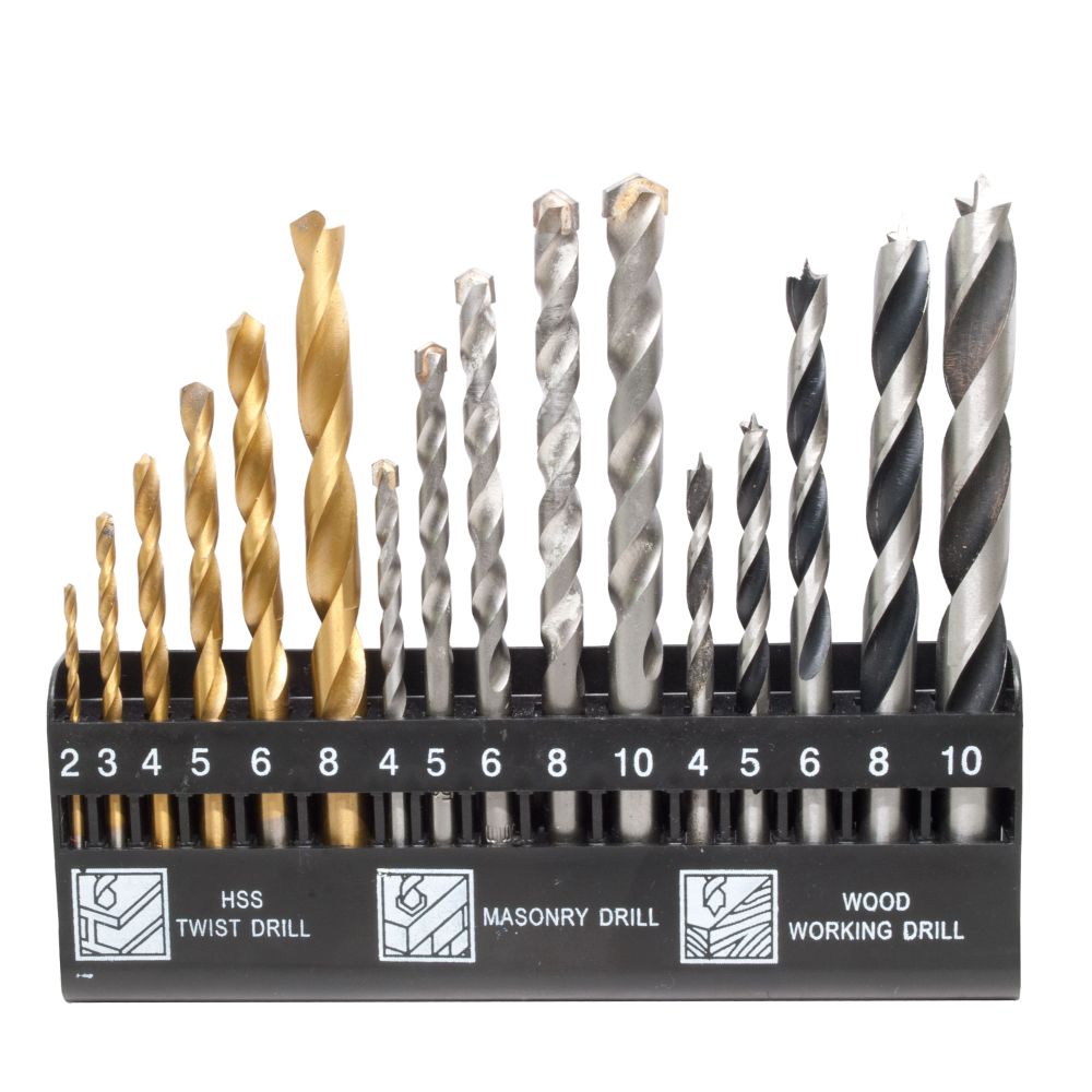 Ap 丸軸ドリルセット 16本組 Db185 工具 Diy用品通販のアストロプロダクツ