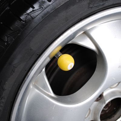 Ap ボール型バルブキャップ イエロー 2個組 工具 Diy用品通販のアストロプロダクツ