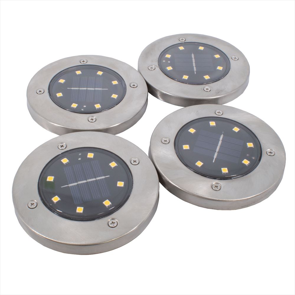 Ap 埋め込み式 Led ソーラースポットライト 4個入 工具 Diy用品通販のアストロプロダクツ Ap 埋め込み式 Led ソーラースポットライト 4個入 工具 Diy用品通販のアストロプロダクツ