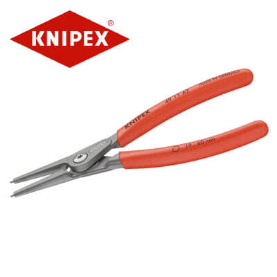 【WEB限定特価】クニペックス KNIPEX 4911-A2 軸用スナップリングプライヤー直