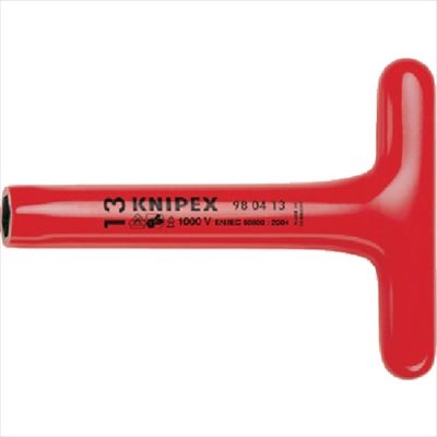 【WEB限定特価】クニペックス KNIPEX 9804-08 絶縁1000VT型ナットドライバー 8mm
