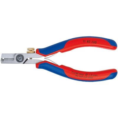 クニペックス KNIPEX 1182-130 エレクトロニクスワイヤーストリッパー 在庫あり・即納 【クニペックス?】ワイヤーストリッパー 工具/メンテナンス
