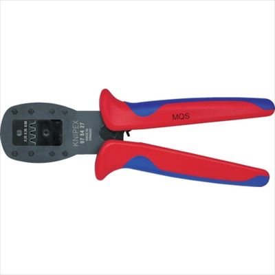【WEB限定特価】クニペックス KNIPEX 9754-27 9754-25 MQSコネクタ用平行圧着ペンチ 190mm