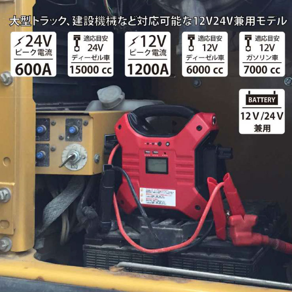Mto Fcj マルチジャンプスターター12v 24v兼用 工具 Diy用品通販のアストロプロダクツ Mto Fcj マルチジャンプスターター12v 24v兼用 工具 Diy用品通販のアストロプロダクツ