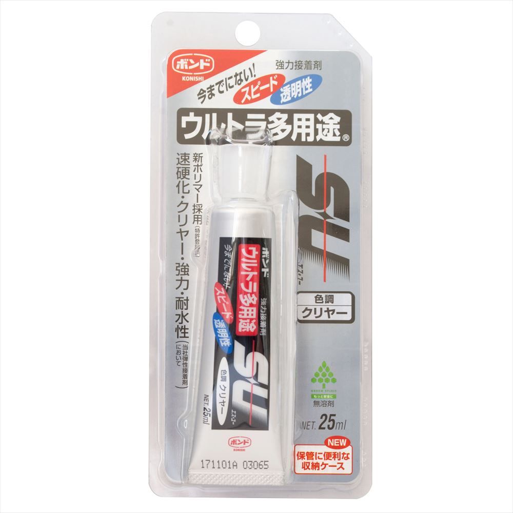 コニシ 04592 BUTSU25 ボンド ウルトラ多用途SU クリア 25ml|工具・DIY用品通販のアストロプロダクツ
