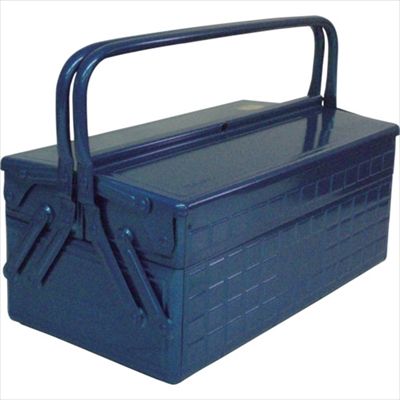 トラスコ中山 TRUSCO GL-410-B 2段式工具箱 412X220X289 ブルー トラスコ中山 TRUSCO GL-410-B 2段式工具箱 412X220X289 ブルー
