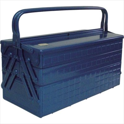 トラスコ中山 TRUSCO GT-470-B 3段式工具箱 472X220X343 ブルー